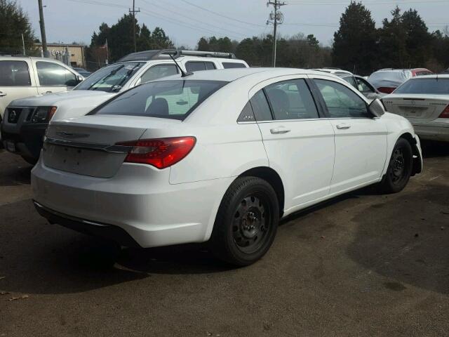 1C3CCBAGXCN168610 - 2012 CHRYSLER 200 LX WHITE photo 4