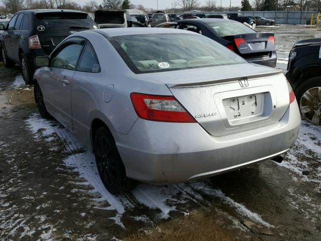 2HGFG1B60AH510540 - 2010 HONDA CIVIC LX SILVER photo 3