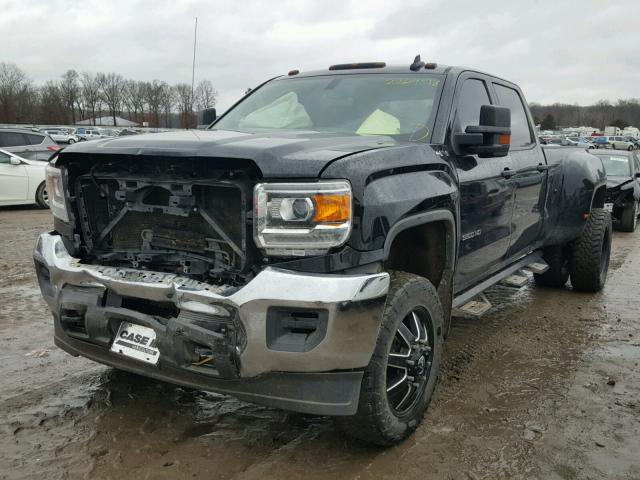 1GT42VCGXGF294144 - 2016 GMC SIERRA K35 BLACK photo 2