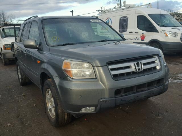 5FNYF28587B023437 - 2007 HONDA PILOT EXL GRAY photo 1