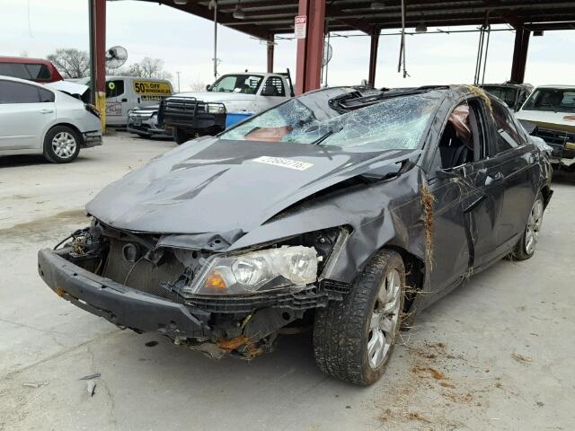 JHMCP26889C003160 - 2009 HONDA ACCORD EXL GRAY photo 2