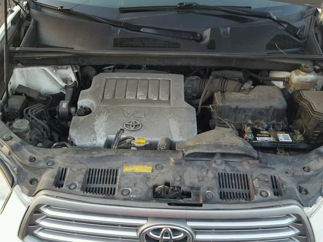 JTEES41A882068380 - 2008 TOYOTA HIGHLANDER WHITE photo 7