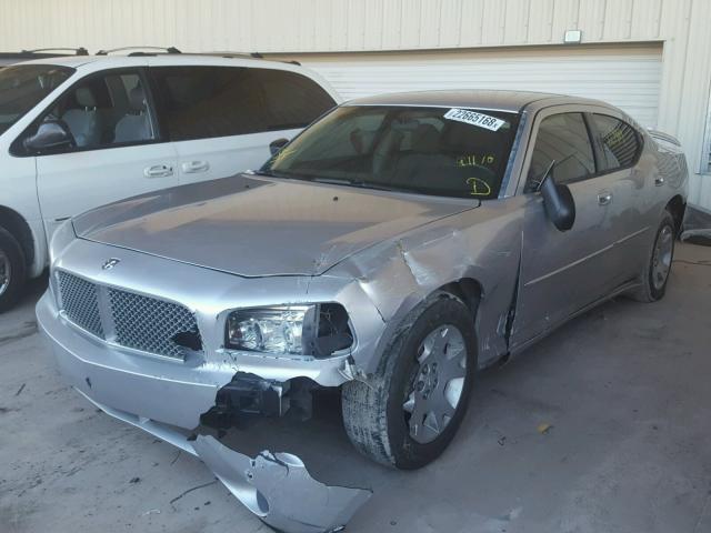 2B3KA43R47H735224 - 2007 DODGE CHARGER SE SILVER photo 2