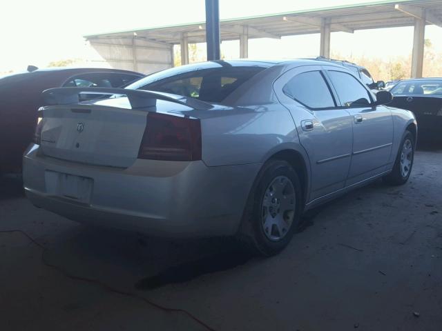 2B3KA43R47H735224 - 2007 DODGE CHARGER SE SILVER photo 4