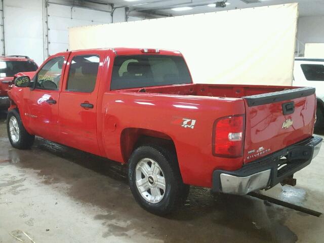 2GCEK133171605123 - 2007 CHEVROLET SILVERADO RED photo 3