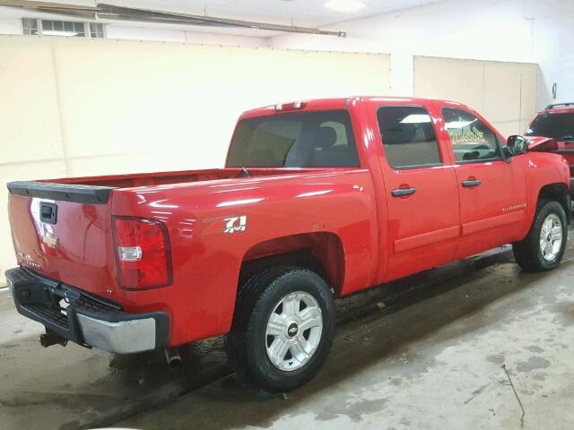 2GCEK133171605123 - 2007 CHEVROLET SILVERADO RED photo 4