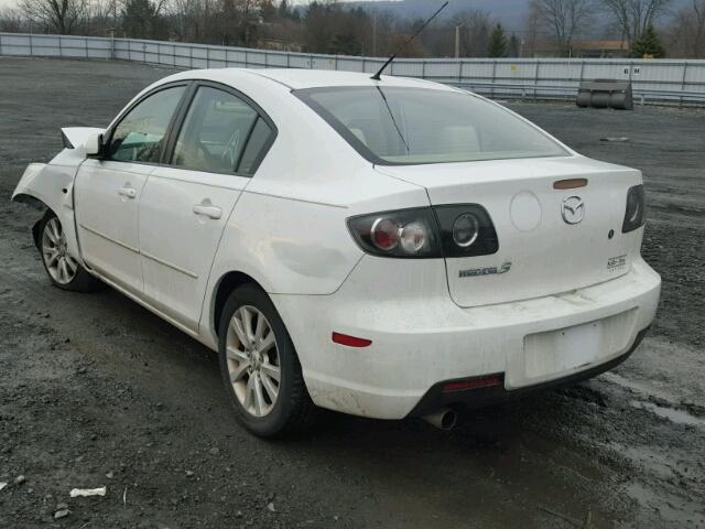 JM1BK32G181788615 - 2008 MAZDA 3 I WHITE photo 3