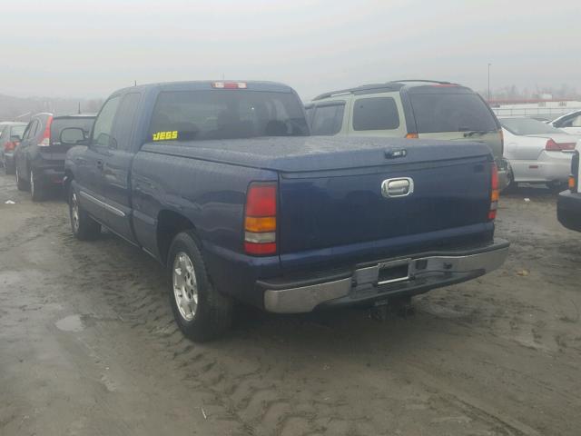 2GTEC19T141366009 - 2004 GMC NEW SIERRA BLUE photo 3