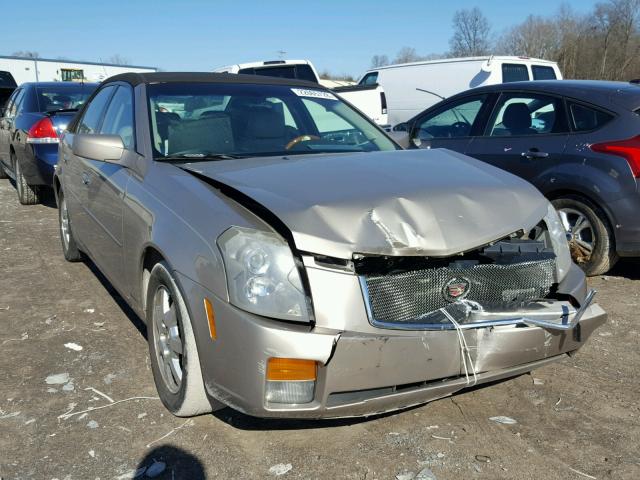 1G6DM577240130893 - 2004 CADILLAC CTS BEIGE photo 1