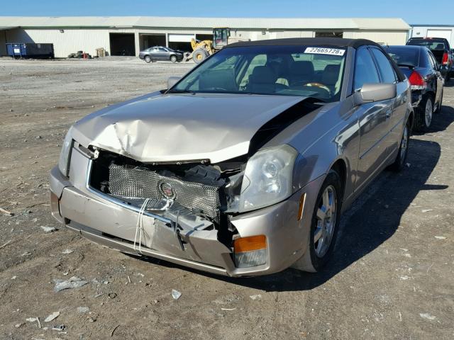 1G6DM577240130893 - 2004 CADILLAC CTS BEIGE photo 2