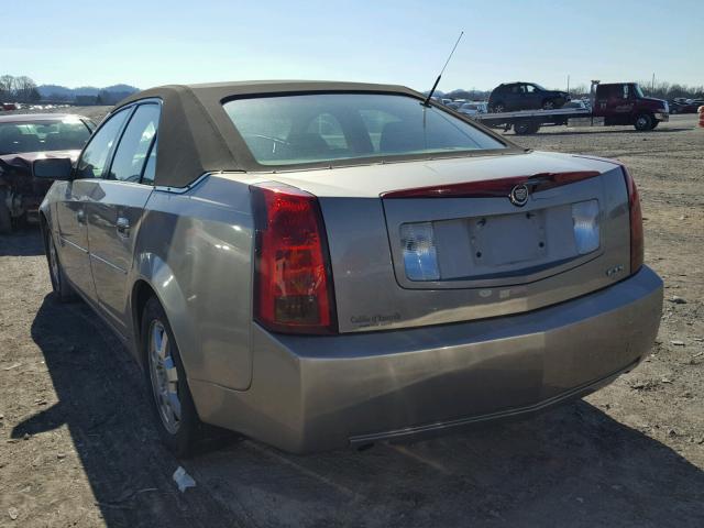 1G6DM577240130893 - 2004 CADILLAC CTS BEIGE photo 3