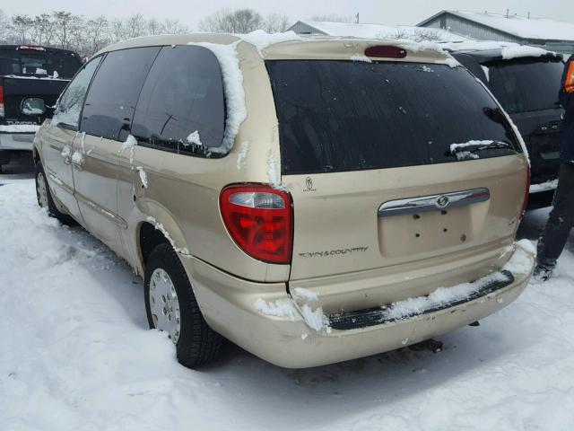 1C4GP44301B162593 - 2001 CHRYSLER TOWN & COU Qəhvəyi foto 3