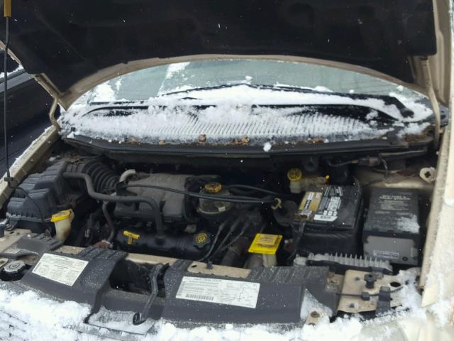 1C4GP44301B162593 - 2001 CHRYSLER TOWN & COU Qəhvəyi foto 7