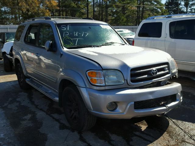 5TDZT34A34S232730 - 2004 TOYOTA SEQUOIA SR GRAY photo 1