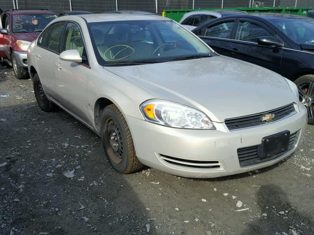 2G1WB58K489224275 - 2008 CHEVROLET IMPALA LS GOLD photo 1