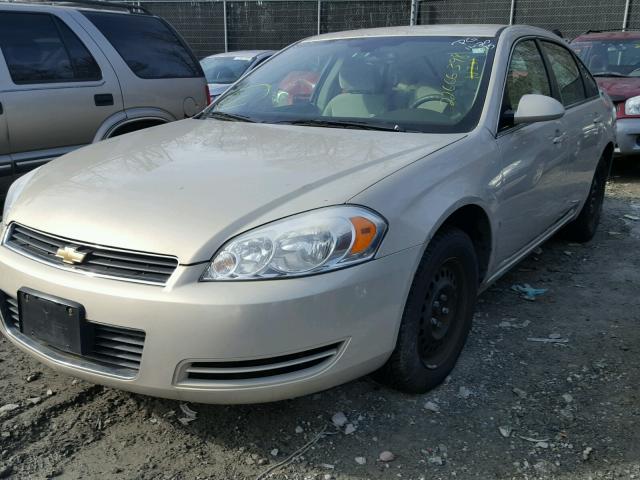 2G1WB58K489224275 - 2008 CHEVROLET IMPALA LS GOLD photo 2