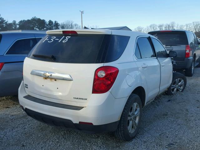 2GNALBEK3C1195772 - 2012 CHEVROLET EQUINOX LS WHITE photo 4