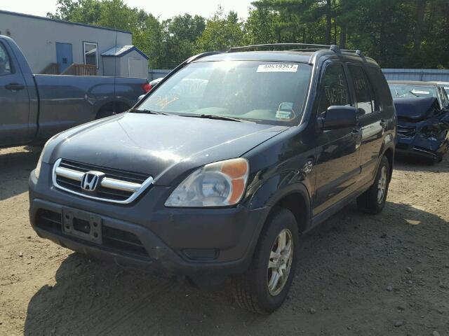 JHLRD77822C026314 - 2002 HONDA CR-V EX BLACK photo 2