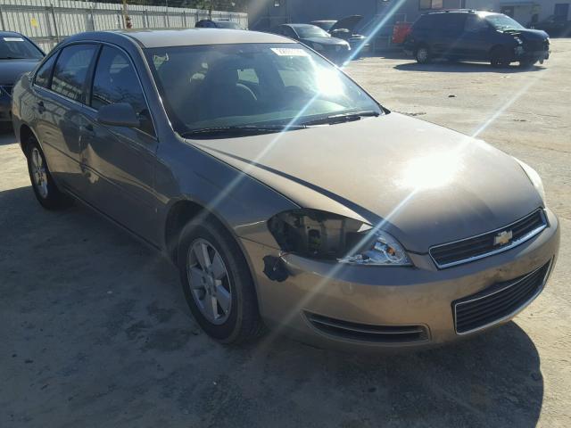 2G1WT58K279273454 - 2007 CHEVROLET IMPALA LT GRAY photo 1