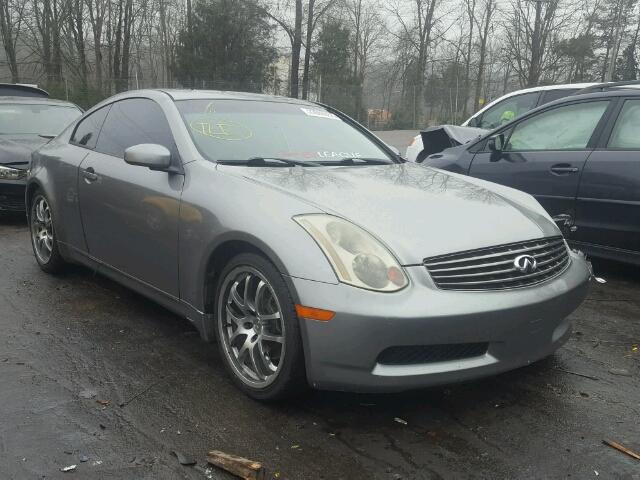 JNKCV54E85M410092 - 2005 INFINITI G35 GRAY photo 1