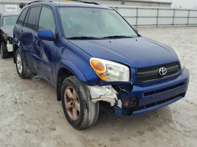 JTEHD20V346004752 - 2004 TOYOTA RAV4 BLUE photo 1