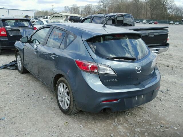 JM1BL1L7XC1620609 - 2012 MAZDA MAZDA3I GRAY photo 3