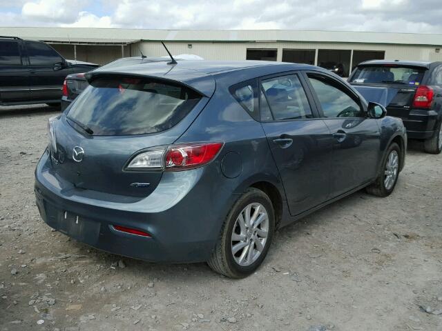 JM1BL1L7XC1620609 - 2012 MAZDA MAZDA3I GRAY photo 4