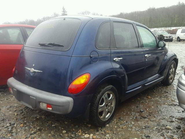 3C4FY58B92T357186 - 2002 CHRYSLER PT CRUISER BLUE photo 4