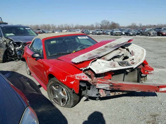 1FAFP44443F431684 - 2003 FORD MUSTANG RED photo 1