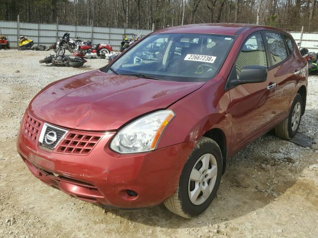 JN8AS5MT7AW000564 - 2010 NISSAN ROGUE S MAROON photo 2