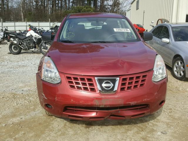 JN8AS5MT7AW000564 - 2010 NISSAN ROGUE S MAROON photo 9