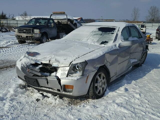 1G6DM57T260124737 - 2006 CADILLAC CTS SILVER photo 2