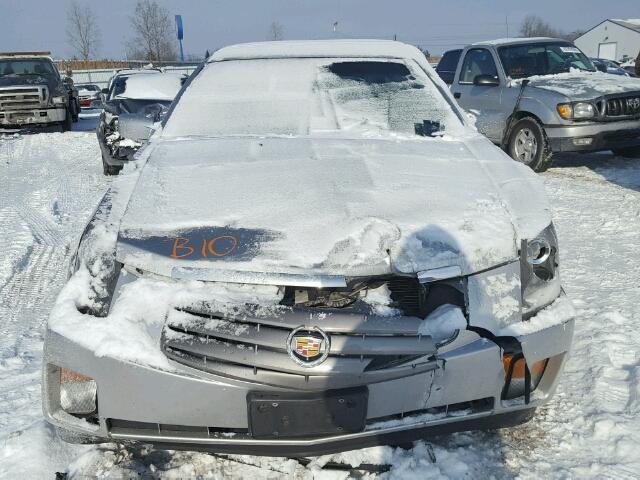 1G6DM57T260124737 - 2006 CADILLAC CTS SILVER photo 9