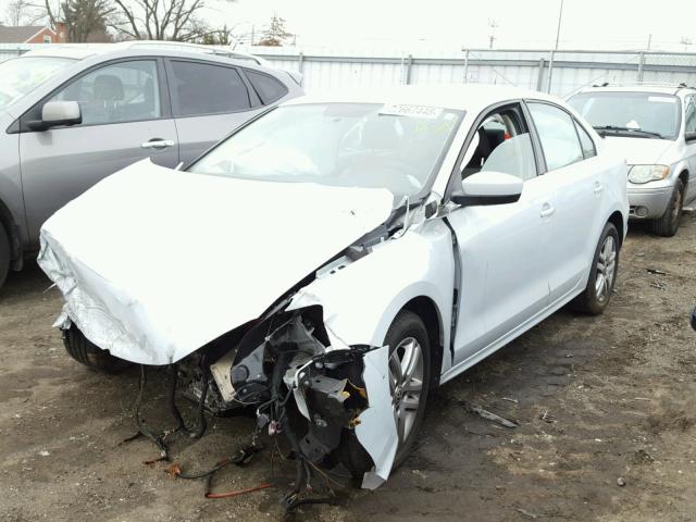 3VW2B7AJXHM247342 - 2017 VOLKSWAGEN JETTA S WHITE photo 2