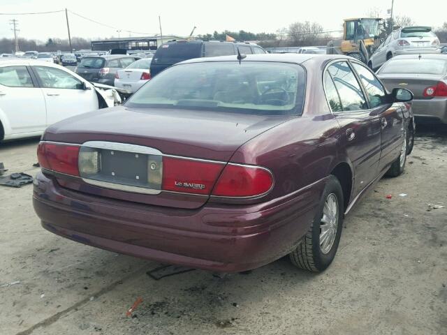 1G4HP54K45U129099 - 2005 BUICK LESABRE CU BURGUNDY photo 4