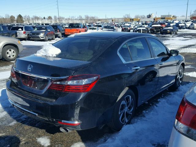 1HGCR2F37HA289336 - 2017 HONDA ACCORD LX BLACK photo 4