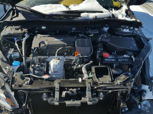 1HGCR2F37HA289336 - 2017 HONDA ACCORD LX BLACK photo 7