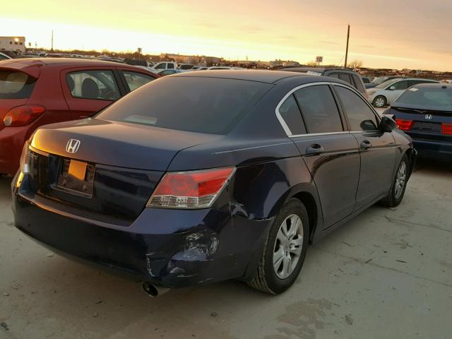 JHMCP26488C026319 - 2008 HONDA ACCORD LXP BLUE photo 4