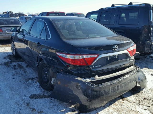 4T1BF1FK0GU605558 - 2016 TOYOTA CAMRY LE BLACK photo 3