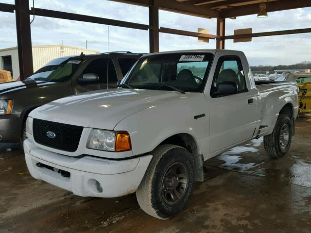 1FTYR10UX1PA19665 - 2001 FORD RANGER WHITE photo 2