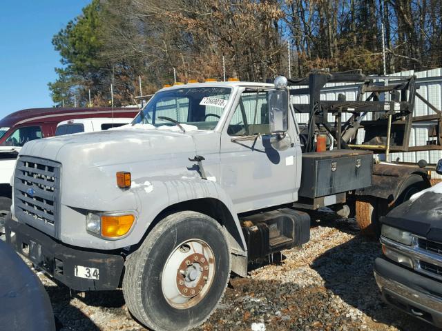 1FDWF80C9SVA80286 - 1998 FORD F550 GRAY photo 2