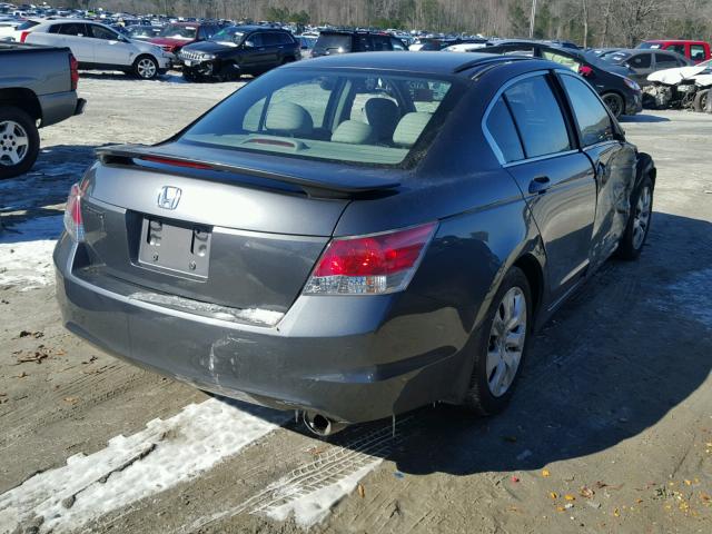 1HGCP2E72AA119370 - 2010 HONDA ACCORD EX GRAY photo 4