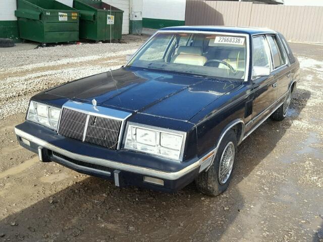 1C3BT56G4DC321405 - 1983 CHRYSLER NEW YORKER BLACK photo 2