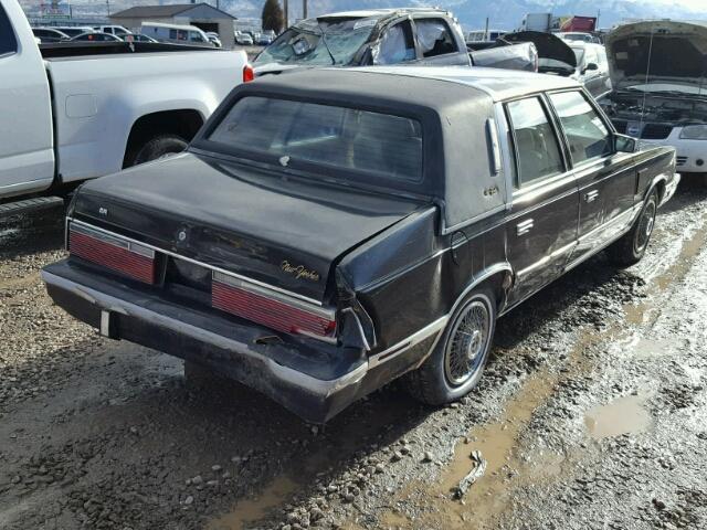 1C3BT56G4DC321405 - 1983 CHRYSLER NEW YORKER BLACK photo 4