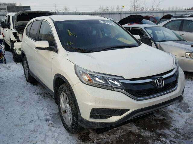 2HKRM4H4XFH107224 - 2015 HONDA CR-V SE WHITE photo 1