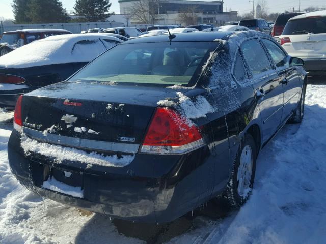 2G1WT58K679101086 - 2007 CHEVROLET IMPALA LT BLACK photo 4