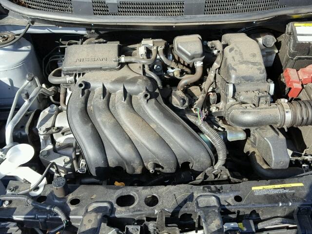 3N1CN7AP9GL853919 - 2016 NISSAN VERSA SILVER photo 7