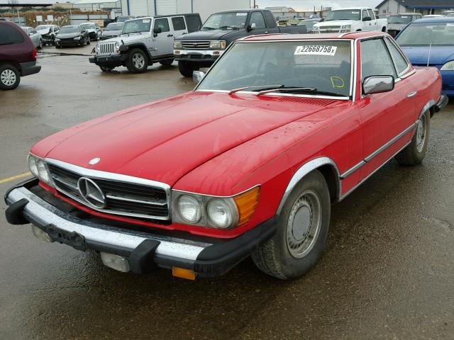 10704412040325 - 1977 MERCEDES-BENZ 450SL RED photo 2