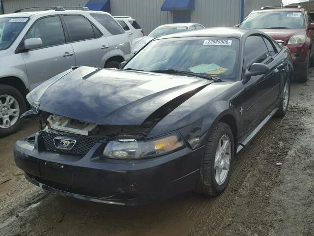 1FAFP40413F372647 - 2003 FORD MUSTANG BLACK photo 2