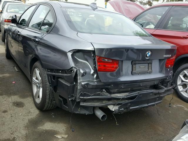 WBA3B1C52EK133128 - 2014 BMW 320 I GRAY photo 3